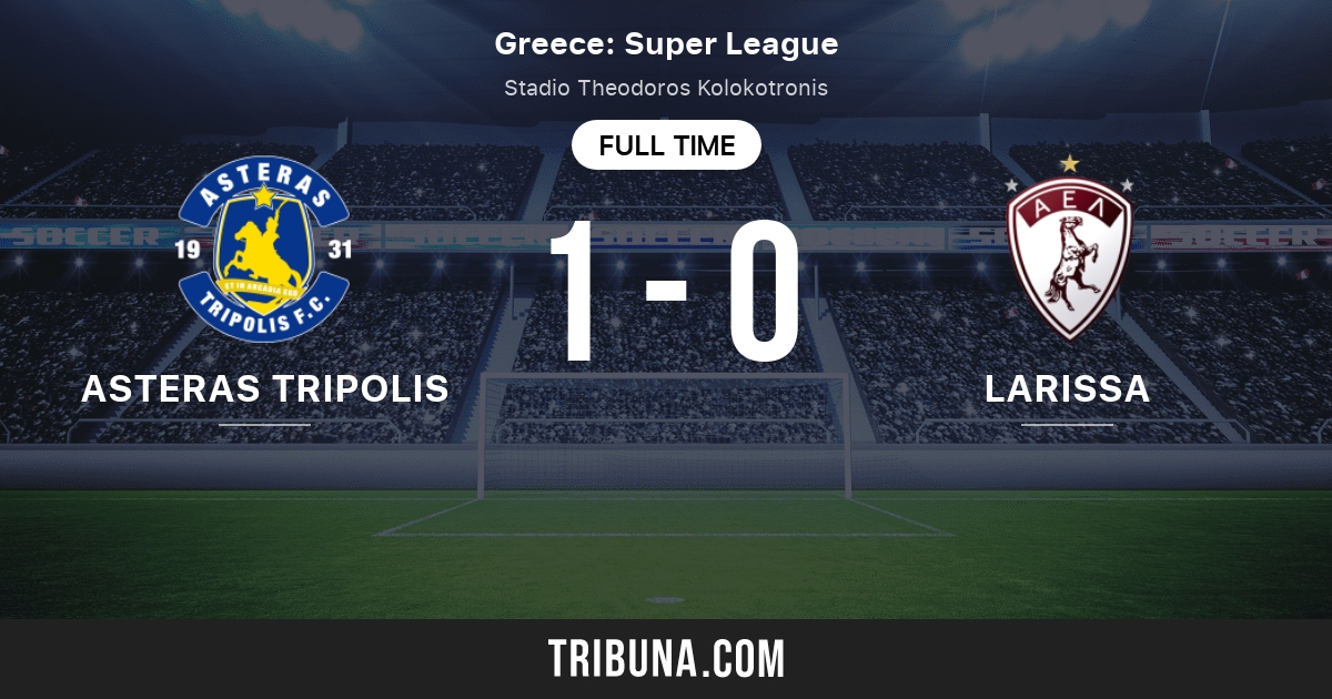 Asteras Tripolis Vs Larissa Live Score Stream And H2h Results 01 23 2021 Preview Match Asteras Tripolis Vs Larissa Team Start Time Tribuna Com
