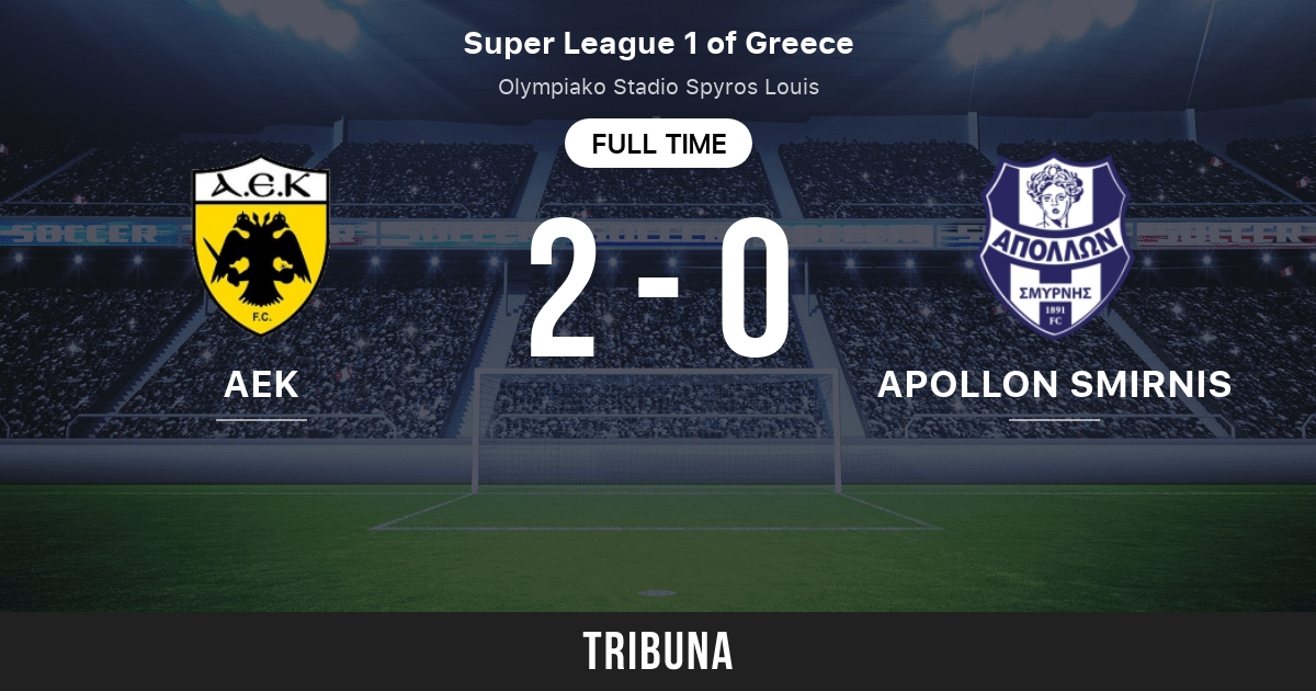 AEK Athens vs Apollon Smirnis: Live Score, Stream and H2H results 2/6/2022.  Preview match AEK Athens vs Apollon Smirnis, team, start time. Tribuna.com