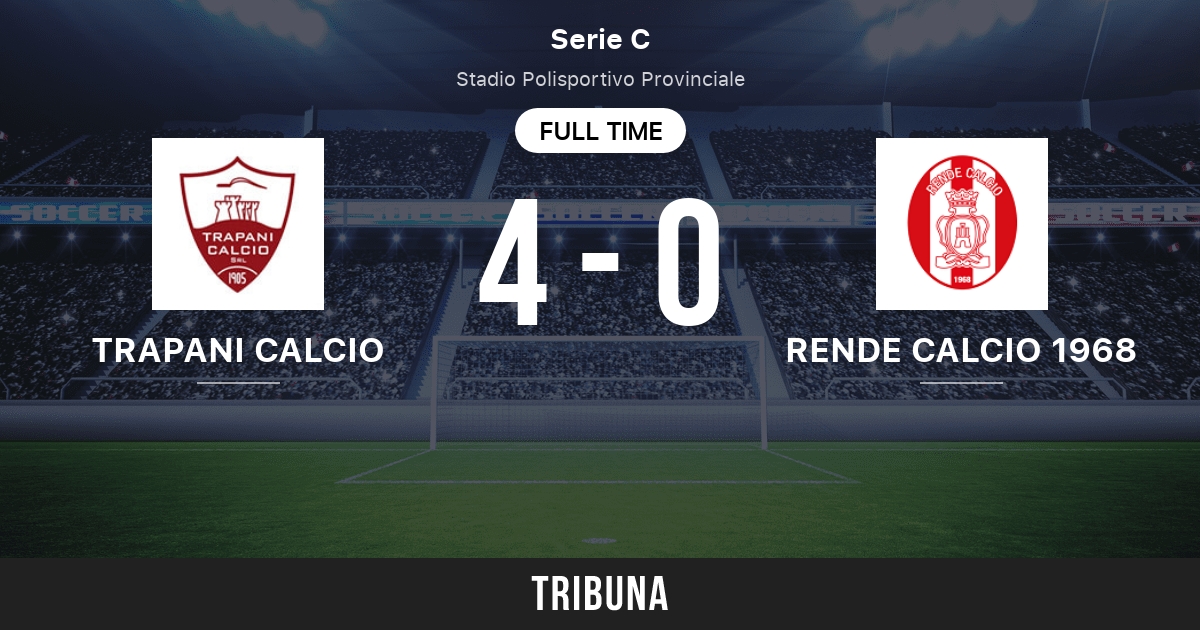 RENDE CALCIO 1968 vs Trapani Calcio: Live Score, Stream and H2H results  4/20/2019. Preview match RENDE CALCIO 1968 vs Trapani Calcio, team, start  time. Tribuna.com