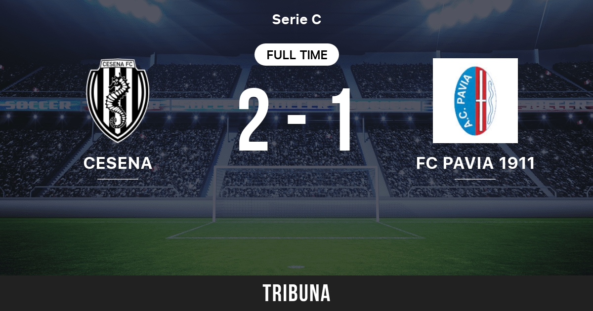 FC Pavia 1911 vs Cesena: Live Score, Stream and H2H results 3/6/2004.  Preview match FC Pavia 1911 vs Cesena, team, start time. Tribuna.com