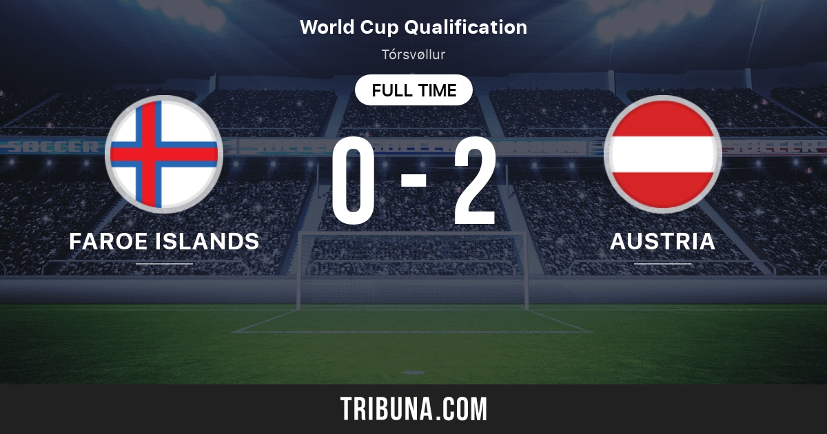 Faroe Islands Vs Austria Live Score Stream And H2h Results 10 09 2021 Preview Match Faroe Islands Vs Austria Team Start Time Tribuna Com