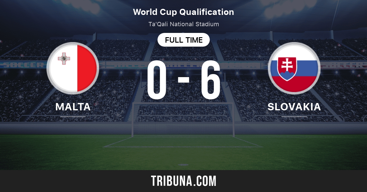 Malta vs Slovakia Live Score, Stream and H2H results 11/14/2021
