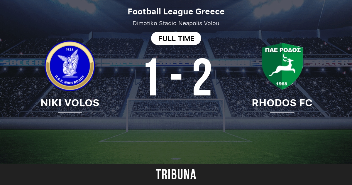 Niki Volos vs Rhodos FC: Live Score, Stream and H2H results 5/12/2021.  Preview match Niki Volos vs Rhodos FC, team, start time. Tribuna.com