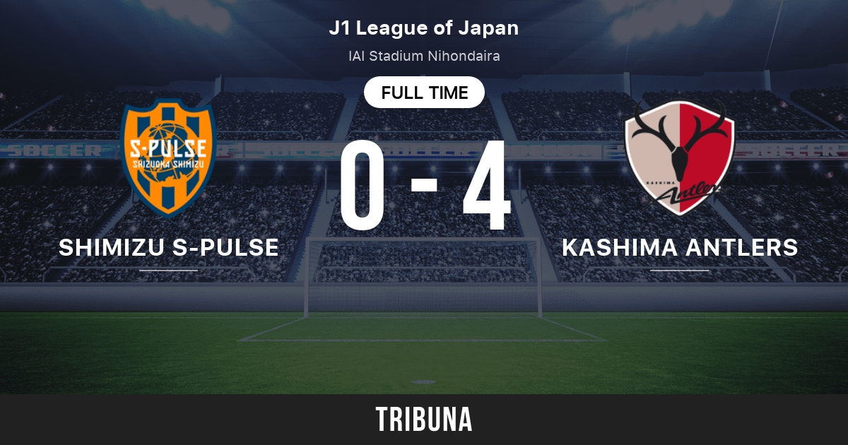 Shimizu S Pulse Vs Kashima Antlers Standings In Japan J1 League 08 25 21