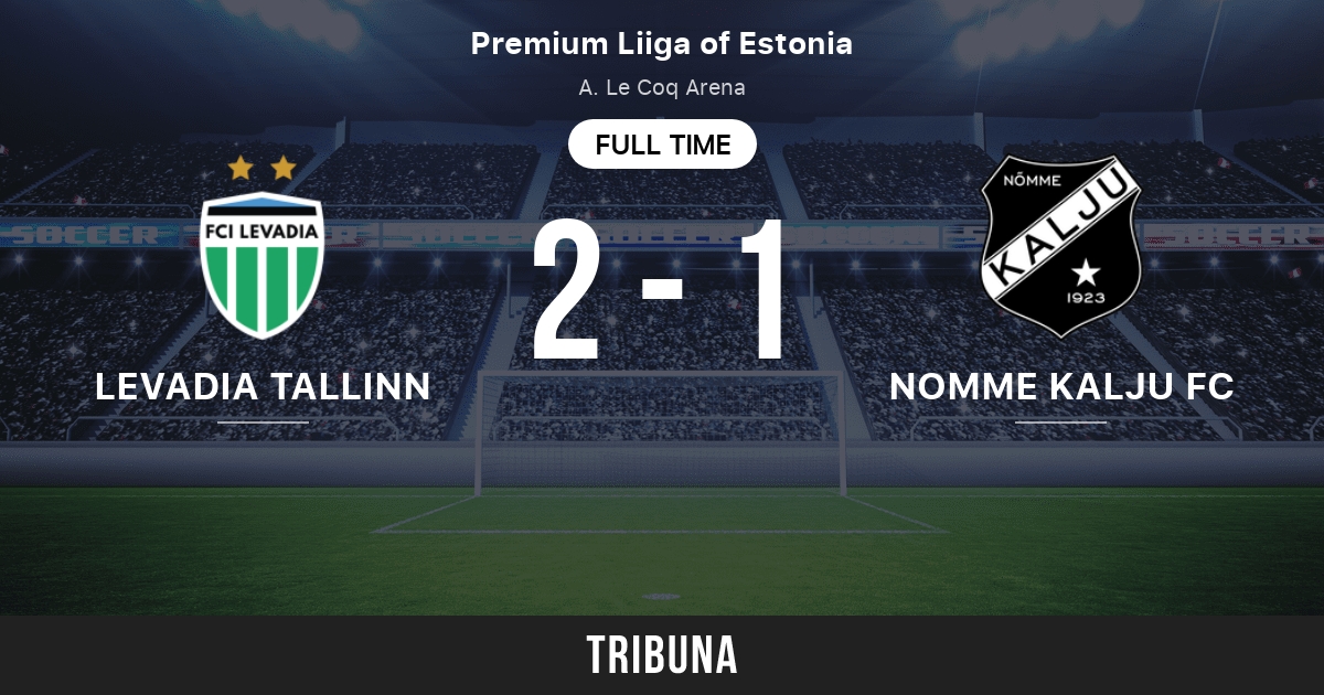 Levadia Tallinn vs Nomme Kalju FC: Live Score, Stream and H2H results  4/13/2022. Preview match Levadia Tallinn vs Nomme Kalju FC, team, start  time. Tribuna.com