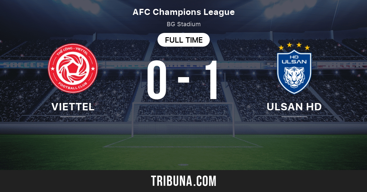 Viettel Vs Ulsan Hyundai Live Score Stream And H2h Results 06 26 2021 Preview Match Viettel Vs Ulsan Hyundai Team Start Time Tribuna Com