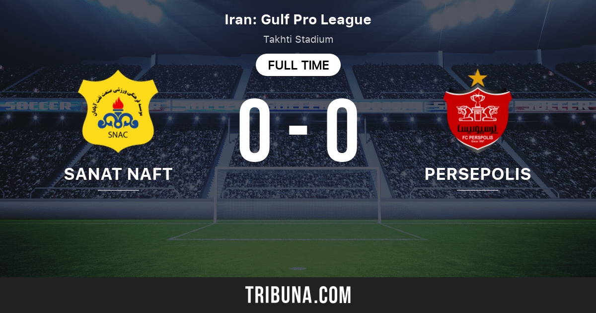 sanat naft abadan fc vs persepolis fc live score stream and h2h results 03 06 2021 preview match sanat naft abadan fc vs persepolis fc team start time tribuna com