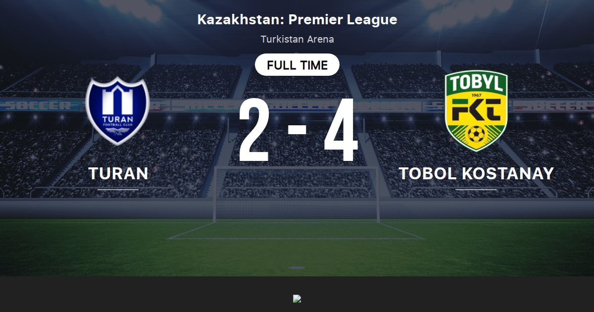 Turan Vs Tobol Kostanay Standings In Kazakhstan Premier League 07 03 21
