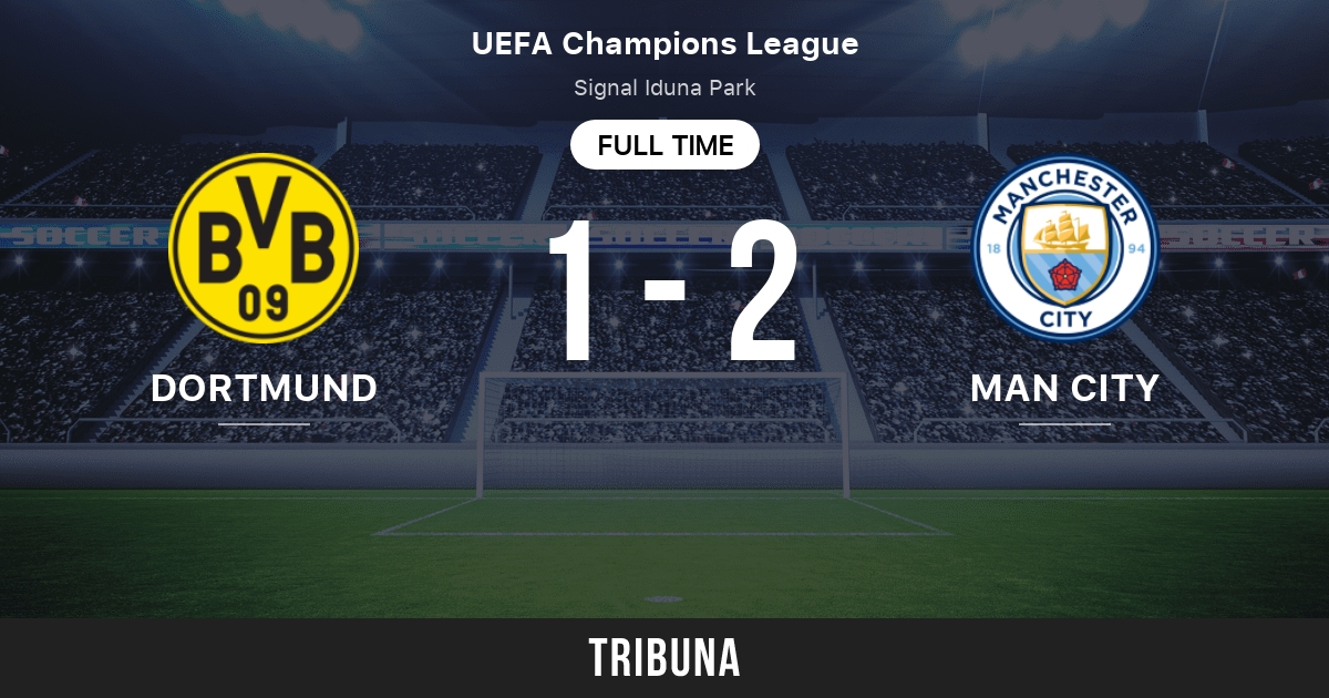 Borussia Dortmund vs Manchester City: Head to Head statistics match -  10/25/2022. Tribuna.com