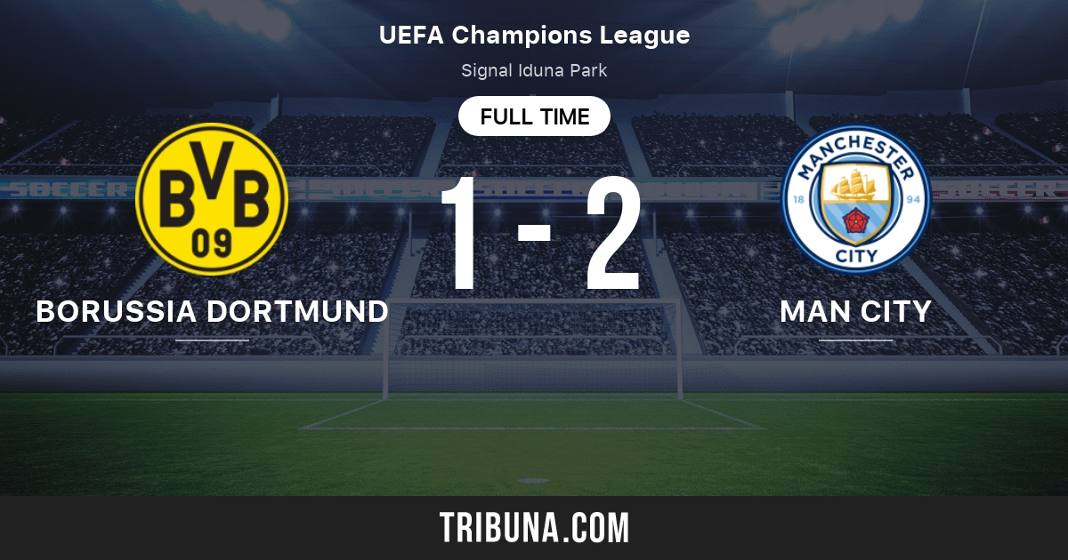 Borussia Dortmund vs Manchester City: Head to Head statistics match -  10/25/2022. Tribuna.com