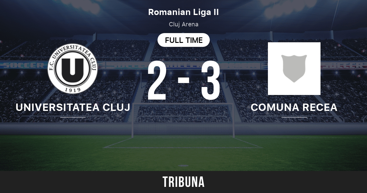Universitatea Cluj vs Comuna Recea: Live Score, Stream and H2H results  5/8/2021. Preview match Universitatea Cluj vs Comuna Recea, team, start  time. Tribuna.com