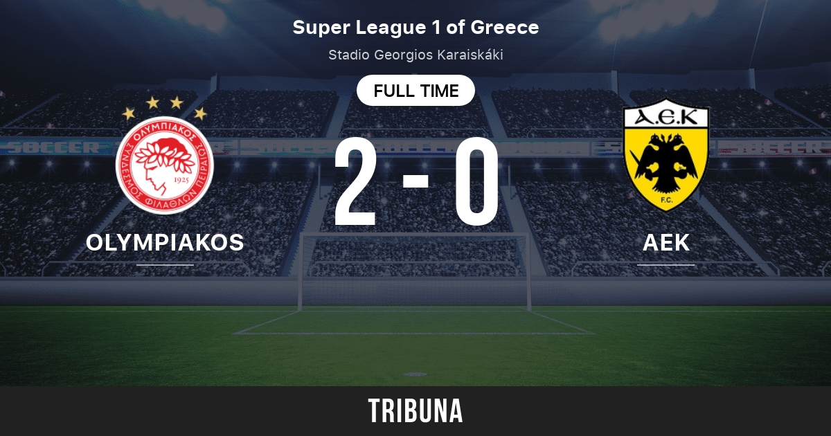 Olympiakos vs AEK Athens: Live Score, Stream and H2H results 2/13/2022.  Preview match Olympiakos vs AEK Athens, team, start time. Tribuna.com