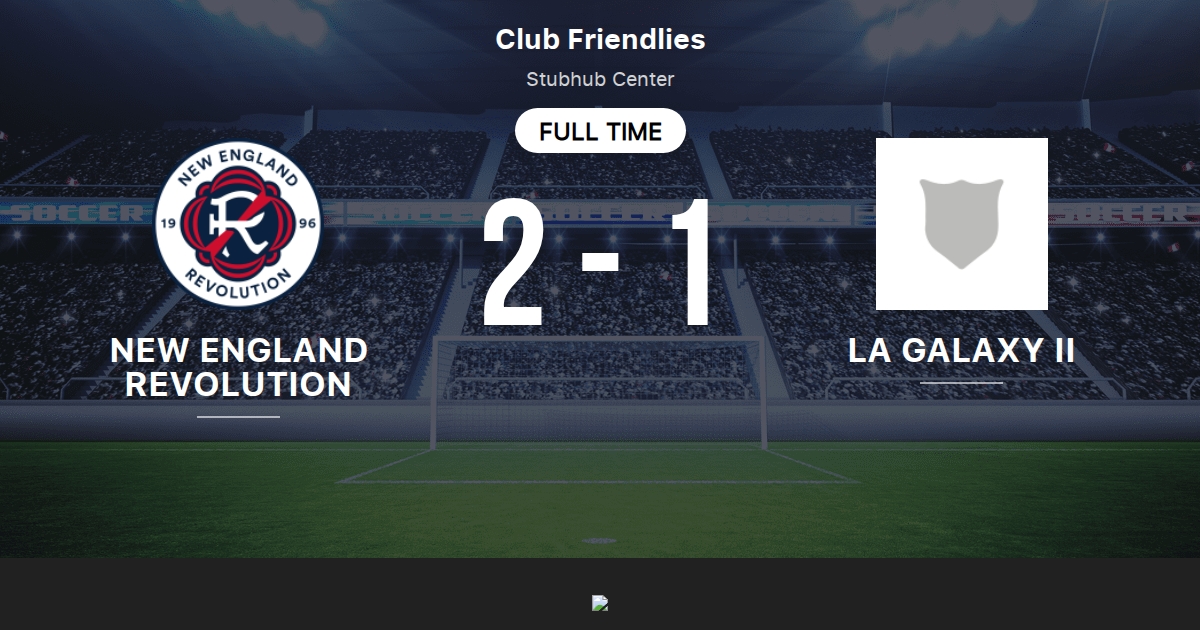 New England Revolution Vs La Galaxy Ii Live Score Stream And H2h Results 04 07 21 Preview Match New England Revolution Vs La Galaxy Ii Team Start Time Tribuna Com