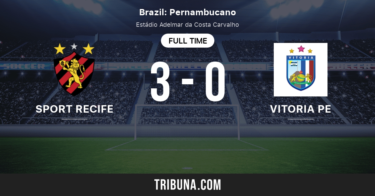 Sport Recife Pe Vs Vitoria Pe Live Score Stream And H2h Results 04 15 2021 Preview Match Sport Recife Pe Vs Vitoria Pe Team Start Time Tribuna Com