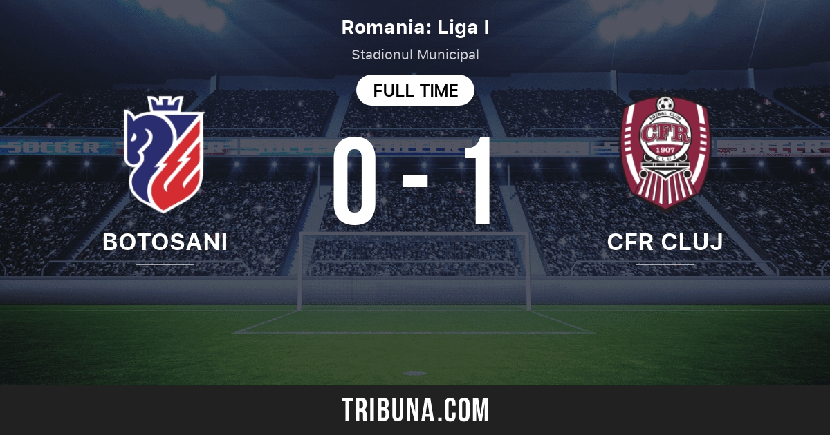 Fc Botosani Vs Cfr Cluj Live Score Stream And H2h Results 05 18 2021 Preview Match Fc Botosani Vs Cfr Cluj Team Start Time Tribuna Com