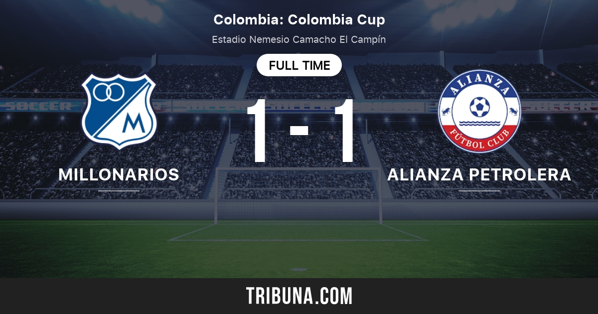 Millonarios Vs Alianza Petrolera Live Score Stream And H2h Results 08 19 2021 Preview Match Millonarios Vs Alianza Petrolera Team Start Time Tribuna Com