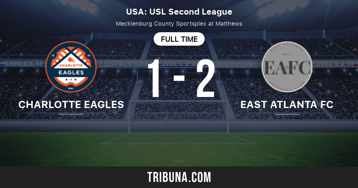 Charlotte Eagles Vs East Atlanta Fc Standings In Usl League Two 07 06 21