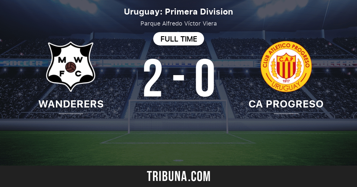 Wanderers vs CA Progreso Standings in Uruguay. Primera División 07/31/2021