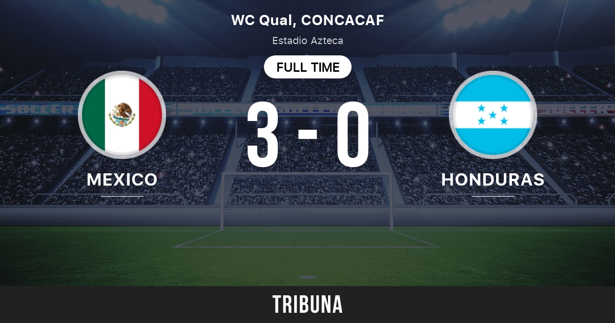 Mexico vs Honduras Live Score, Stream and H2H results 10/10/2021