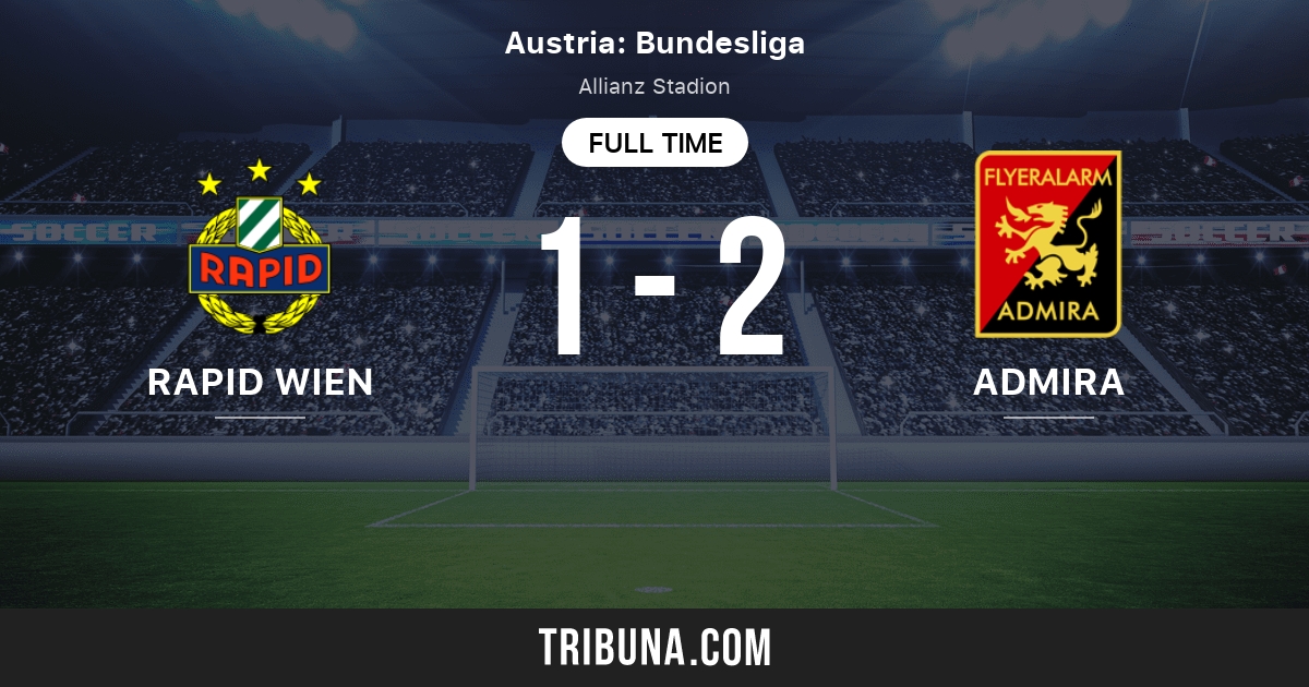 Rapid Wien Vs Admira Wacker Live Score Stream And H2h Results 09 11 2021 Preview Match Rapid Wien Vs Admira Wacker Team Start Time Tribuna Com