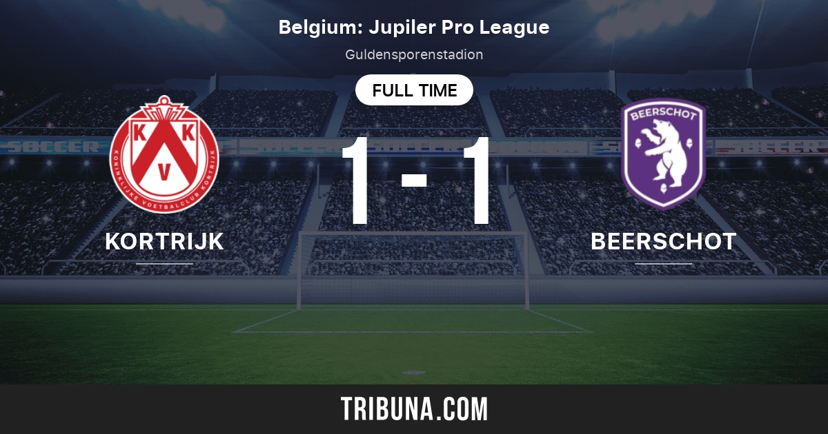 Kortrijk Vs Kfco Beerschot Wilrijk Standings In Belgium Pro League 11 06 2021