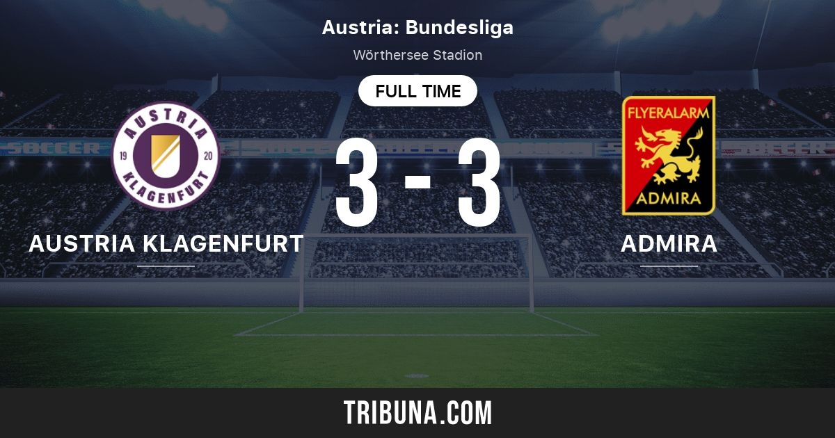 Sk Austria Klagenfurt News Spiele Ergebnisse Statistiken Tabelle Sk Austria Klagenfurt Geruchte Fussball Und Mehr Von Tribuna Com
