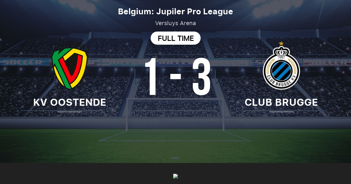 Kv Oostende Vs Club Brugge Live Score Stream And H2h Results 03 12 2022 Preview Match Kv Oostende Vs Club Brugge Team Start Time Tribuna Com