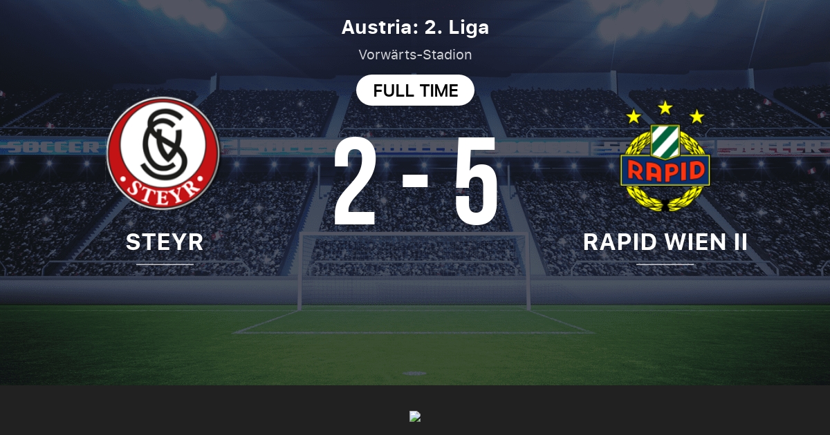 Rapid Vienna Ii News Fixtures Results Table 2021 2022 Squad Coach