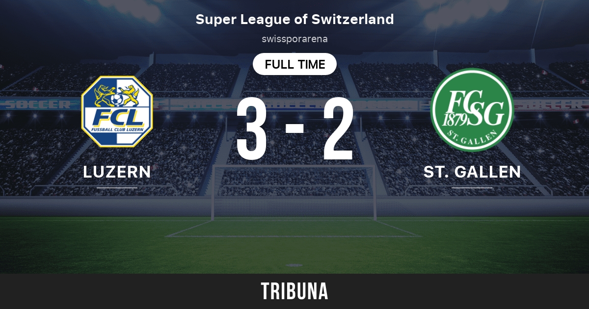 St. Gallen vs Luzern: Live Score, Stream and H2H results 2/19/2023. Preview  match St. Gallen vs Luzern, team, start time. Tribuna.com