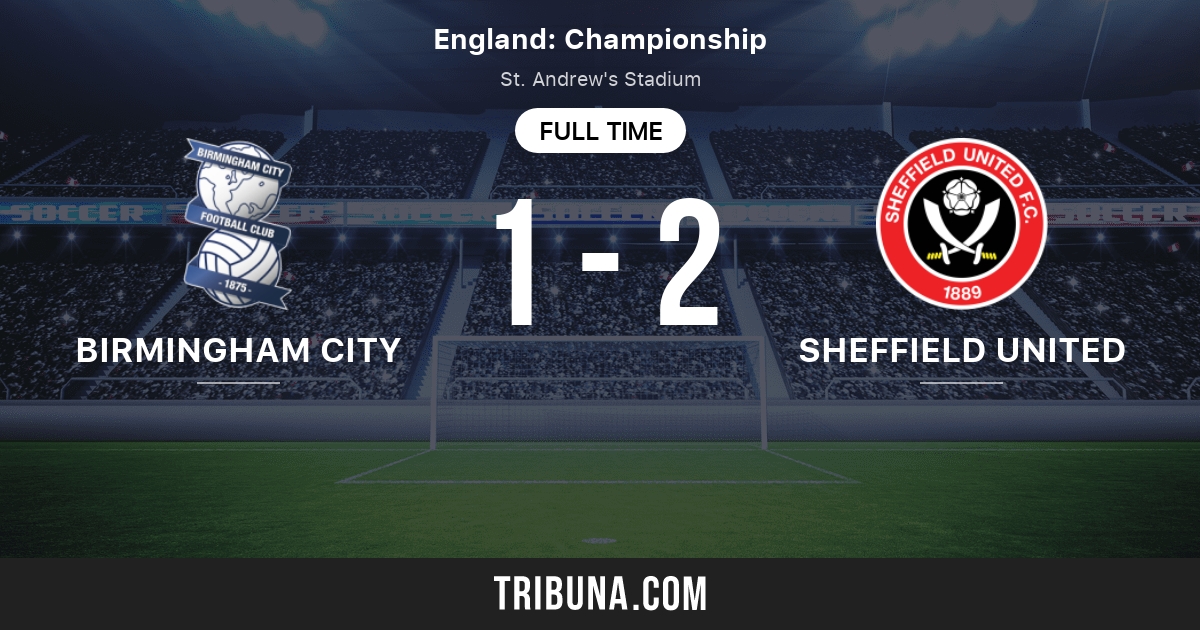 Birmingham City vs Sheffield United Live Score, Stream and H2H results