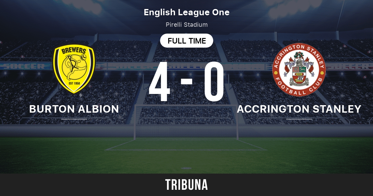 Accrington Stanley vs Burton Albion: Live Score, Stream and H2H results  8/13/2022. Preview match Accrington Stanley vs Burton Albion, team, start  time. Tribuna.com