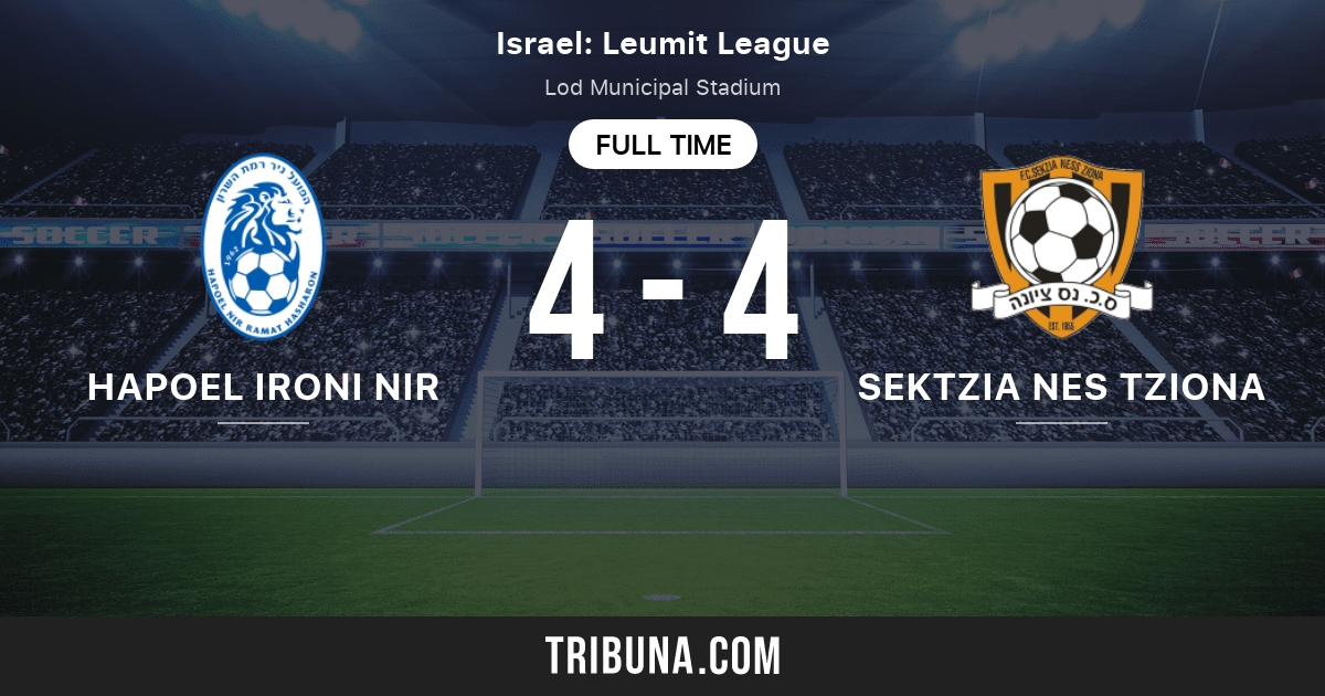 Hapoel Nir Ramat Hasharon FC vs Sektzia Nes Tziona FC Marcador en vivo, Retransmisión y Hapoel Nir Ramat Hasharon FC vs Sektzia Nes Tziona FC Marcador en vivo, Retransmisión y