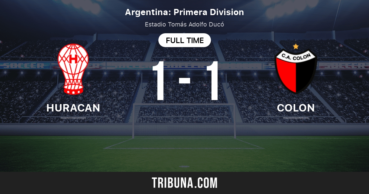 Ca Huracan Vs Colon De Santa Fe Live Score Stream And H2h Results 07 27 2021 Preview Match Ca Huracan Vs Colon De Santa Fe Team Start Time Tribuna Com