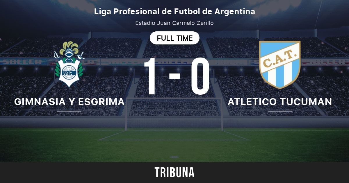 Atlético Tucumán vs Gimnasia La Plata: estadísticas del enfrentamiento  directo - 7/8/2023. Tribuna.com
