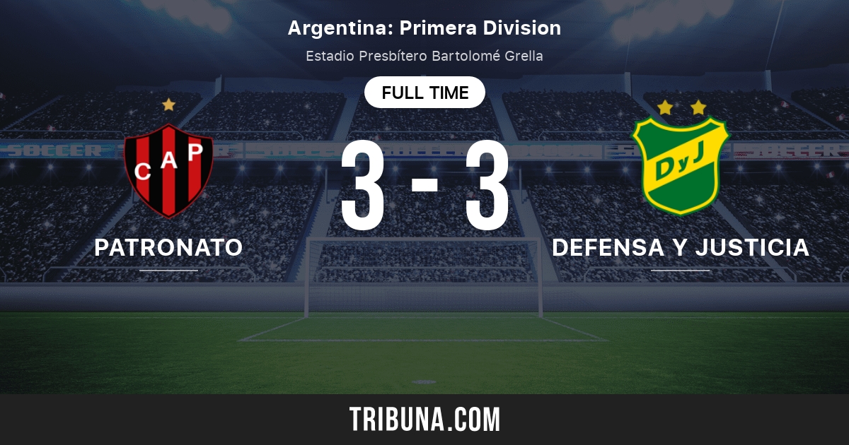 Ca Patronato Parana Vs Defensa Y Justicia Live Score Stream And H2h Results 10 19 2021 Preview Match Ca Patronato Parana Vs Defensa Y Justicia Team Start Time Tribuna Com