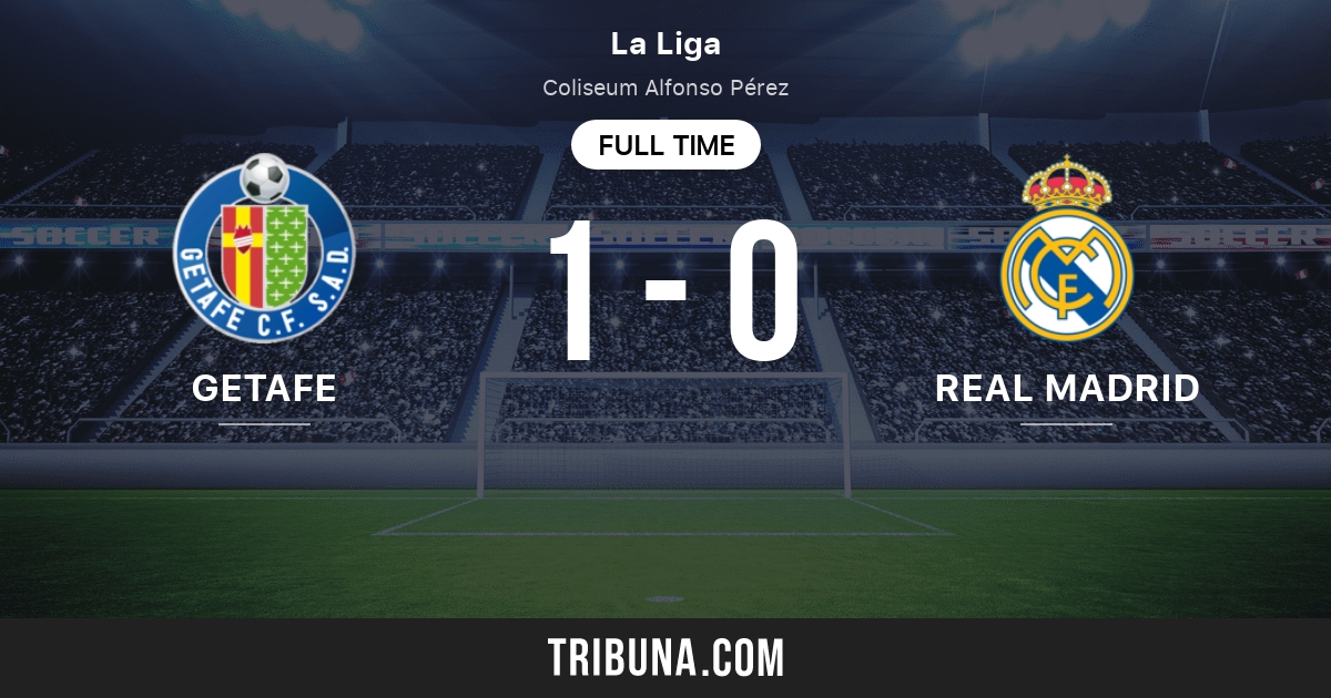Getafe vs Real Madrid: Live Score, Stream and H2H results 01/02/2022