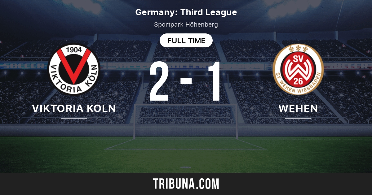 FC Viktoria Köln vs SV Wehen Wiesbaden LiveScore, Stream und HeadtoHeadErgebnisse 3/12/2022 FC Viktoria Köln vs SV Wehen Wiesbaden LiveScore, Stream und HeadtoHeadErgebnisse 3/12/2022