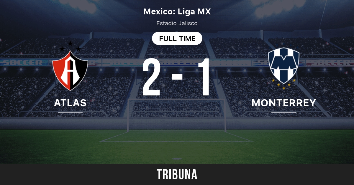 Atlas Vs Cf Monterrey Live Score Stream And H2h Results 09 11 2021 Preview Match Atlas Vs Cf Monterrey Team Start Time Tribuna Com