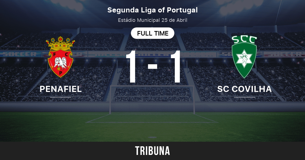Penafiel vs SC Covilha: Live Score, Stream and H2H results 2/19/2022.  Preview match Penafiel vs SC Covilha, team, start time. Tribuna.com