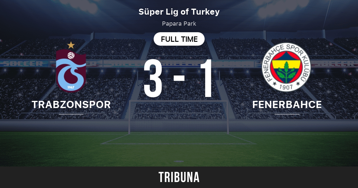 Fenerbahce vs Trabzonspor: Live Score, Stream and H2H results 4/29/2023.  Preview match Fenerbahce vs Trabzonspor, team, start time. Tribuna.com