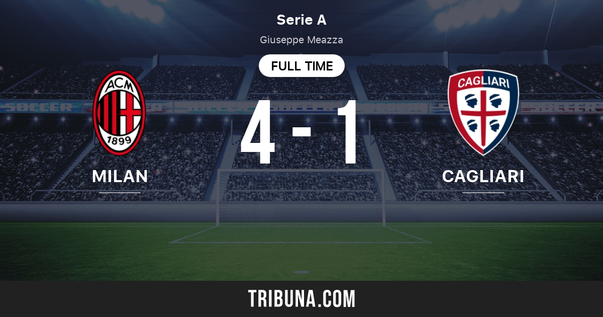Milan Vs Cagliari H2h