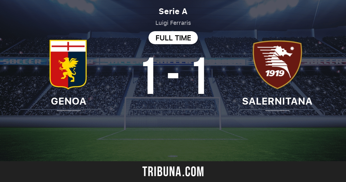 FC Genoa Cricket 1-0 U.S. Unione Sportiva Salernitana 1919 Calcio