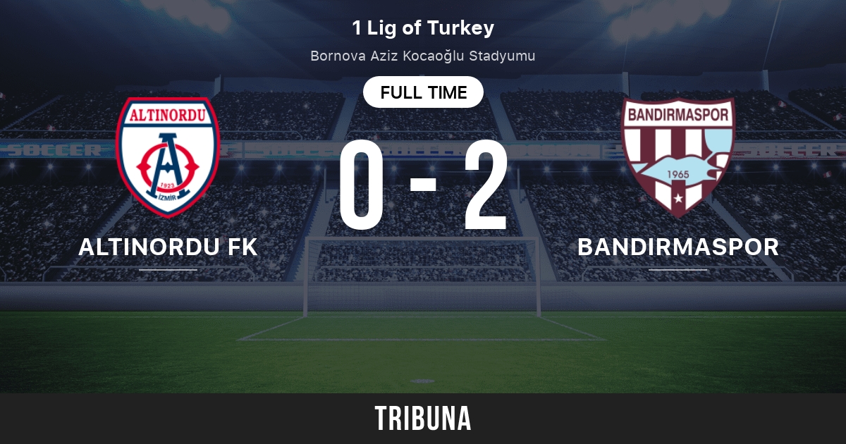 Altinordu FK vs Bandirmaspor: Live Score, Stream and H2H results 4/22/2023.  Preview match Altinordu FK vs Bandirmaspor, team, start time. Tribuna.com