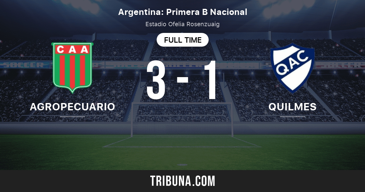 Agropecuario Vs Quilmes Primera Nacional En Vivo Mategolfc Youtube