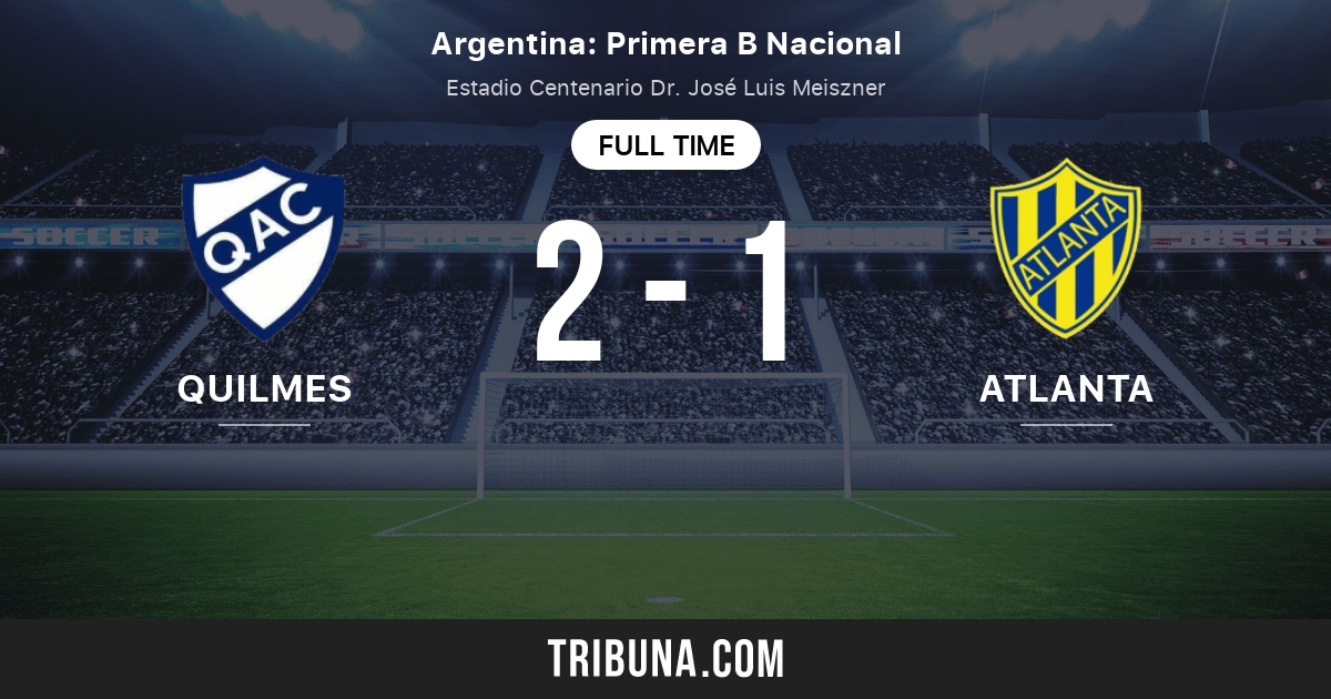 Club Atletico Atlanta vs Quilmes AC: Live Score, Stream and H2H