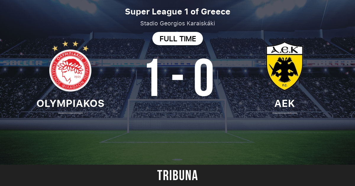 Olympiakos vs AEK Athens: Live Score, Stream and H2H results 2/13/2022.  Preview match Olympiakos vs AEK Athens, team, start time. Tribuna.com