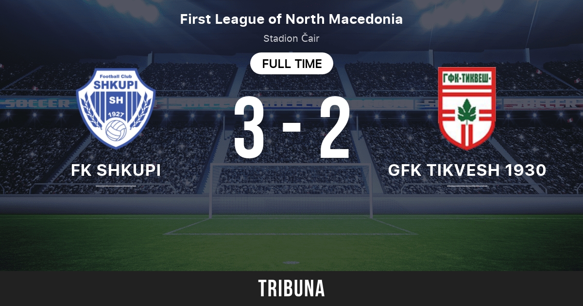 FK Shkupi vs GFK Tikvesh 1930: Live Score, Stream and H2H results  2/27/2022. Preview match FK Shkupi vs GFK Tikvesh 1930, team, start time.  Tribuna.com