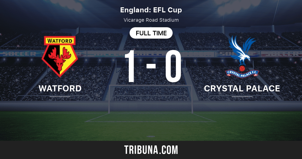 Crystal palace vs watford livescore