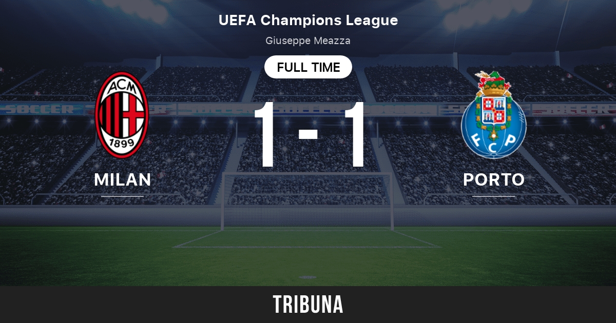 Ac Milan Vs Porto Live Score Stream And H2h Results 11 03 2021 Preview Match Ac Milan Vs Porto Team Start Time Tribuna Com