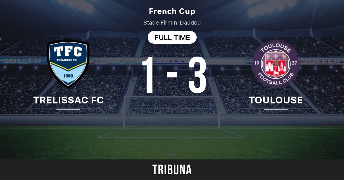 Trelissac FC vs Toulouse: Live Score, Stream and H2H results 11/28/2021.  Preview match Trelissac FC vs Toulouse, team, start time. Tribuna.com